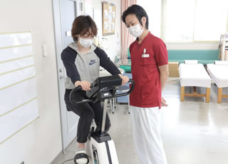 エルゴメーターを使用した運動療法